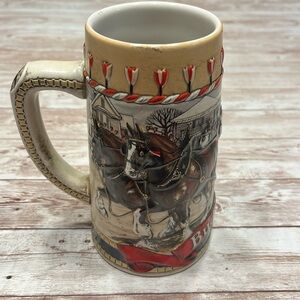 1986 B Series Hitch passing through a typical American town on a winter’s day